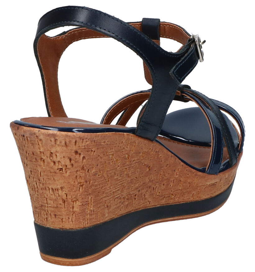 Tamaris Cognac Sandalen in leer (270144)