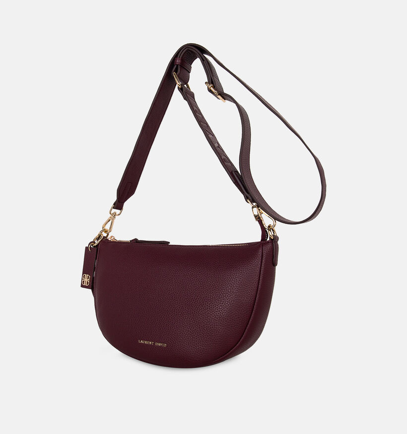 Laurent David Bordeaux Crossbodytas voor dames (381541)