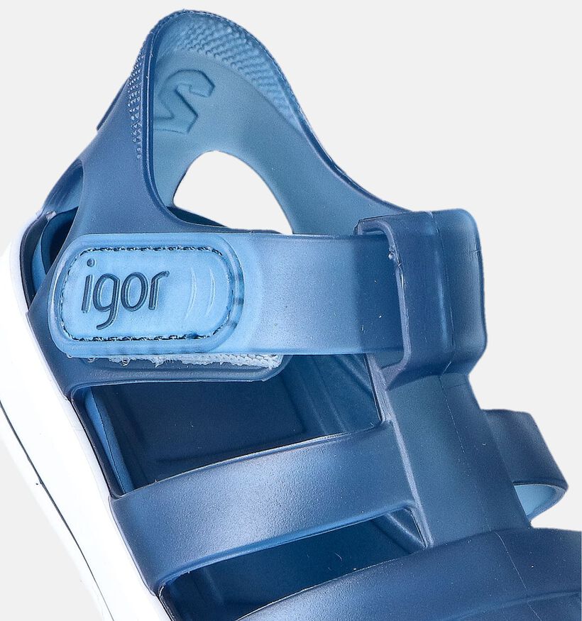 Igor Sandales pour bébé en Bleu pour filles, garçons (356210)