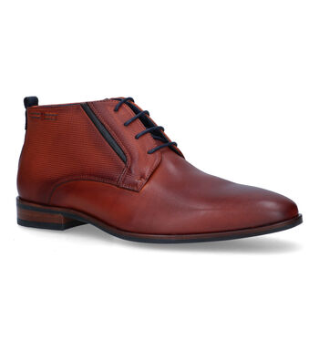 Geklede schoenen cognac