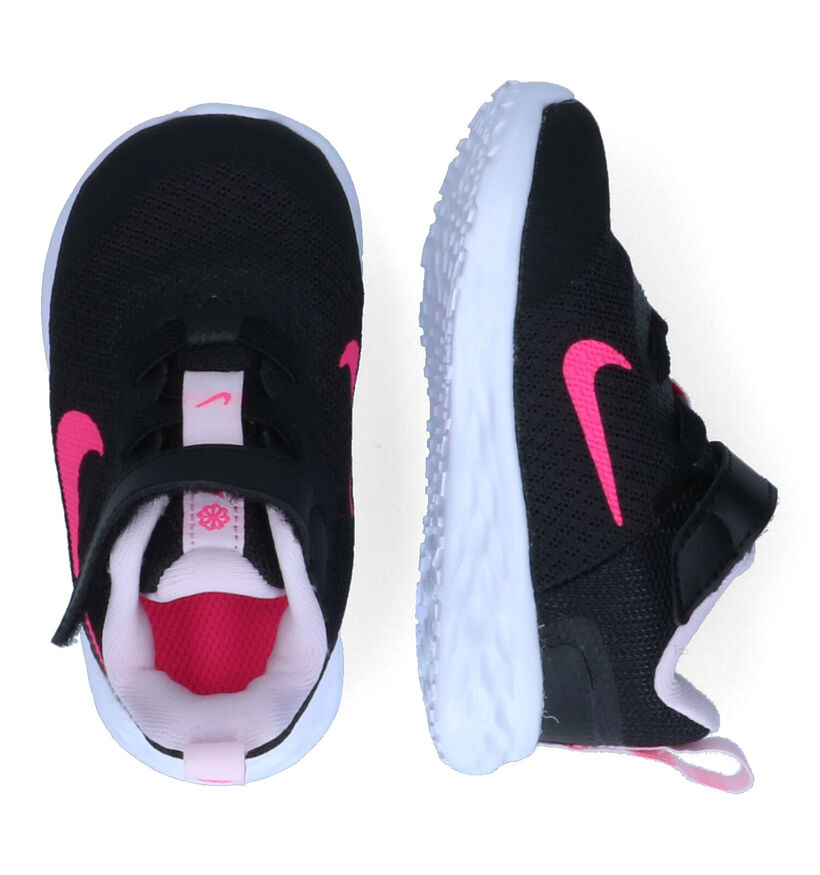 Nike Revolution 6 TD Z Baskets pour bébé en Noir pour filles (308990)