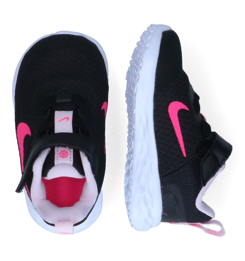 Nike Revolution 6 TD Zwarte Babysneakers voor meisjes (308990)