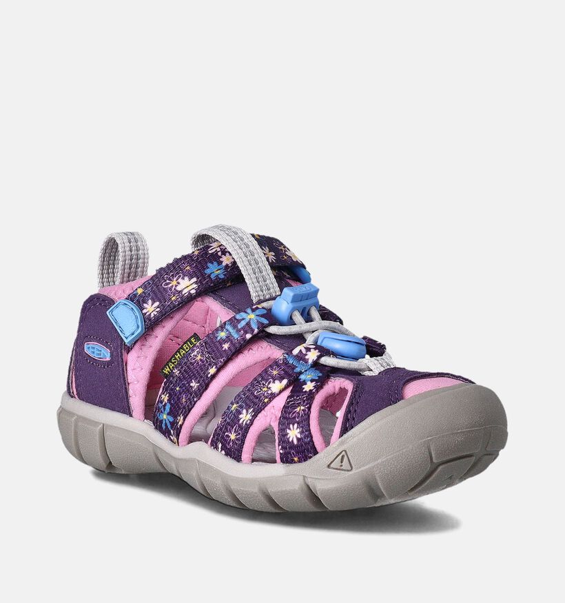 Keen Seacamp Sandales de marche en Violet pour filles (357903)