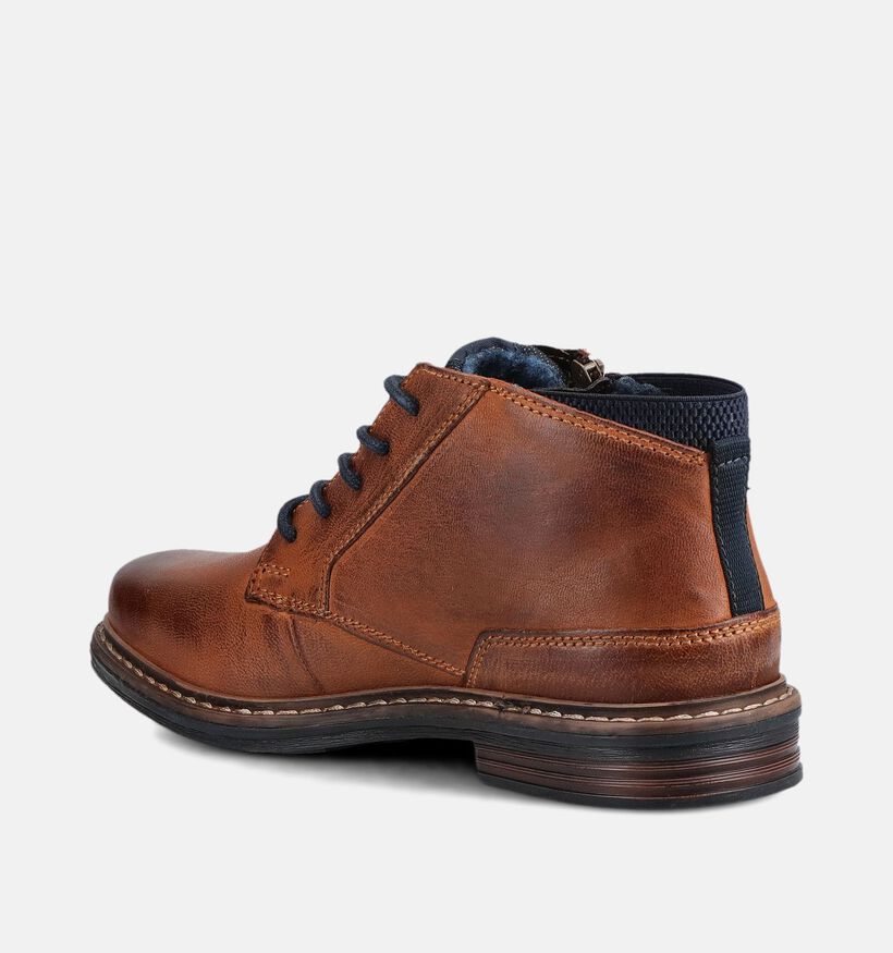 Bugatti Cognac Veterboots voor heren (379850)
