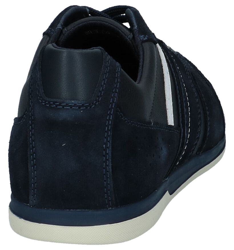 Casual Schoenen met Veters Donkerblauw Geox Renan in nubuck (212585)