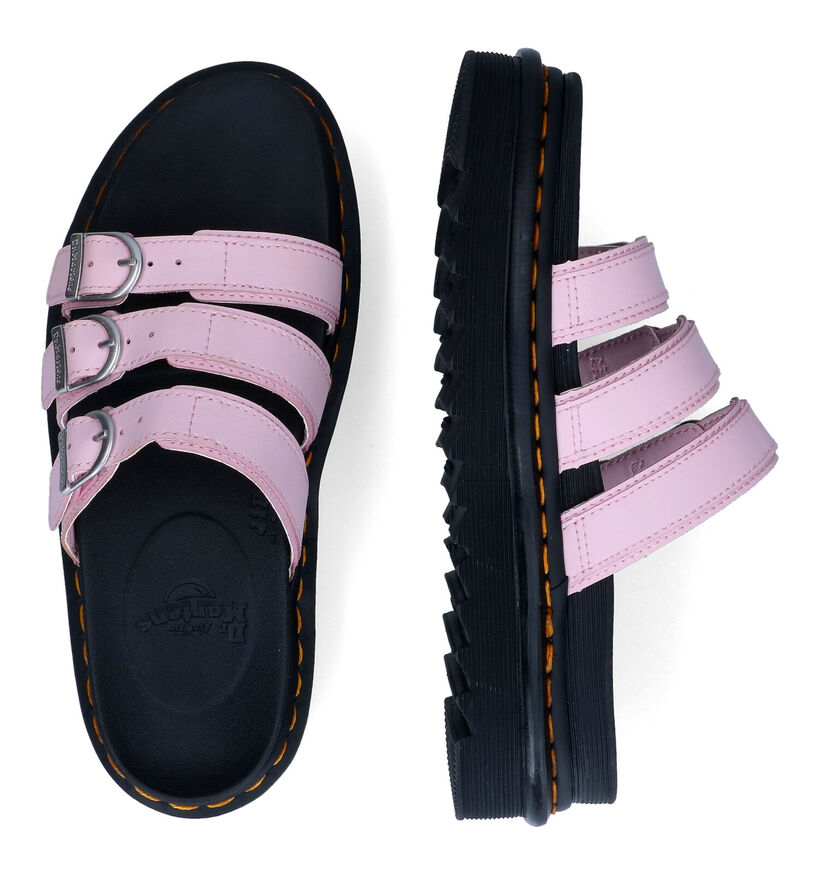 Dr. Martens Blaire Slide Roze in kunstleer (303587)