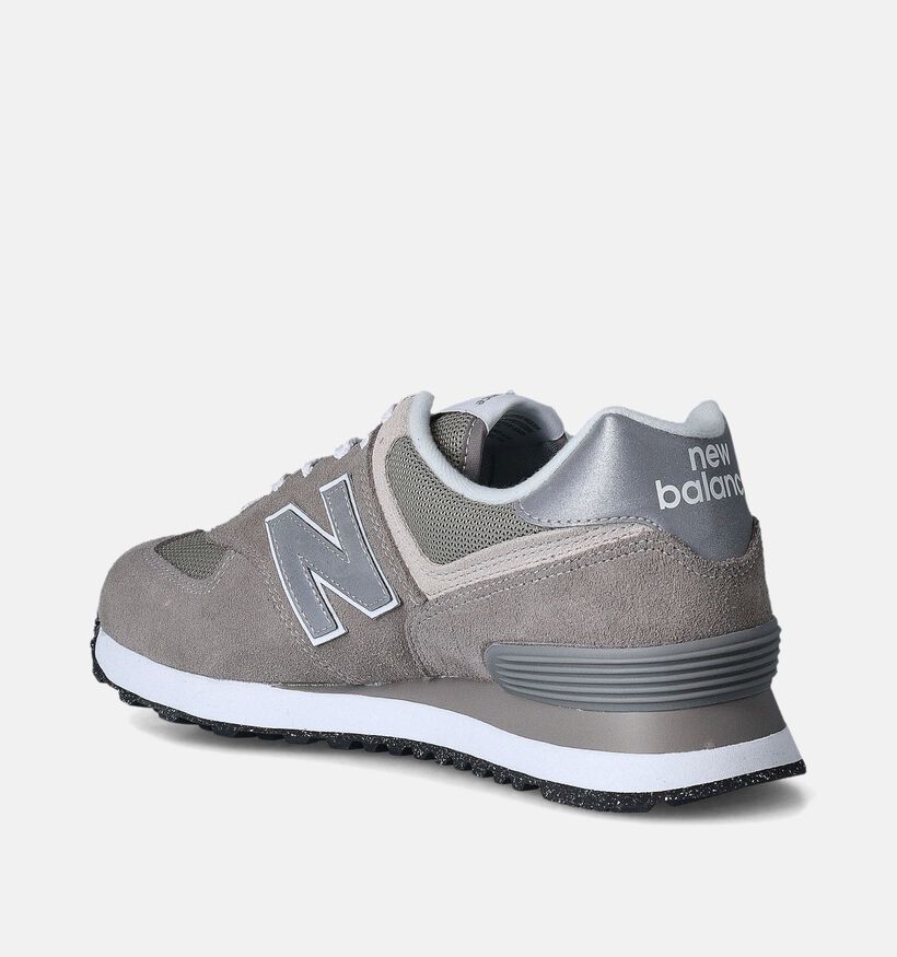 New Balance ML 574 Baskets en Gris pour hommes, garçons (350069) - pour semelles orthopédiques