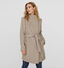 Vero Moda Manteau mi-long en laine en Beige pour femmes (328985)