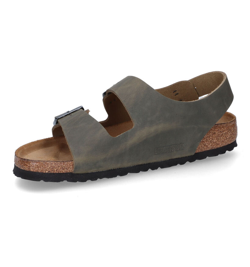 Birkenstock Milano Sandales en Marron pour hommes (351144)