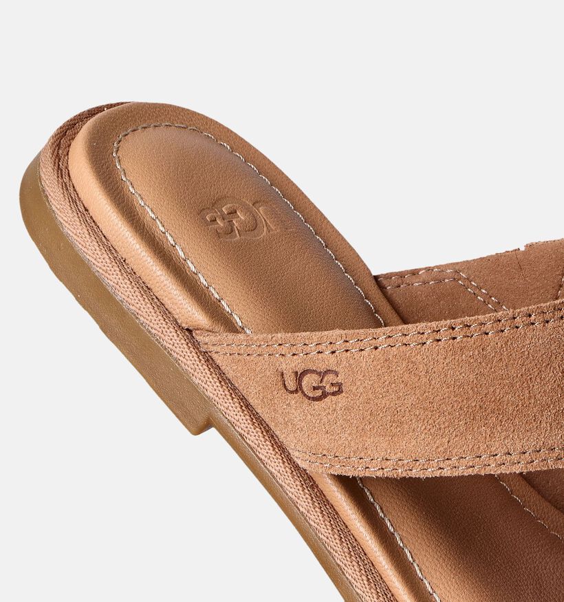 UGG Matira Nu-pieds plates en Camel pour femmes (352821)