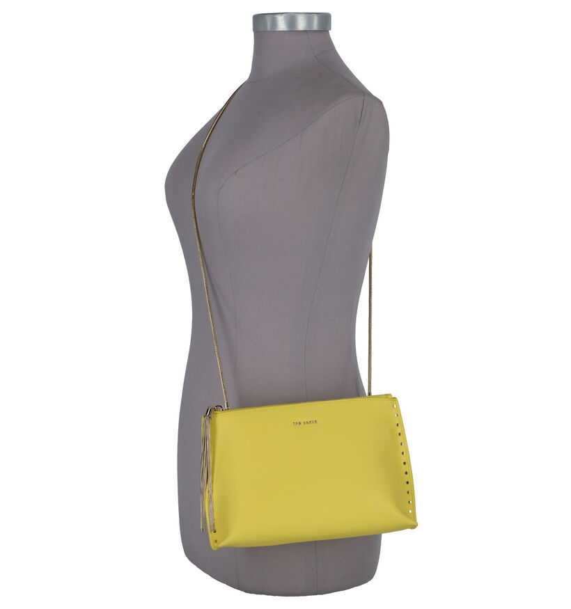 Ted Baker Tesssa Sac porté croisé en Jaune en cuir (251680)