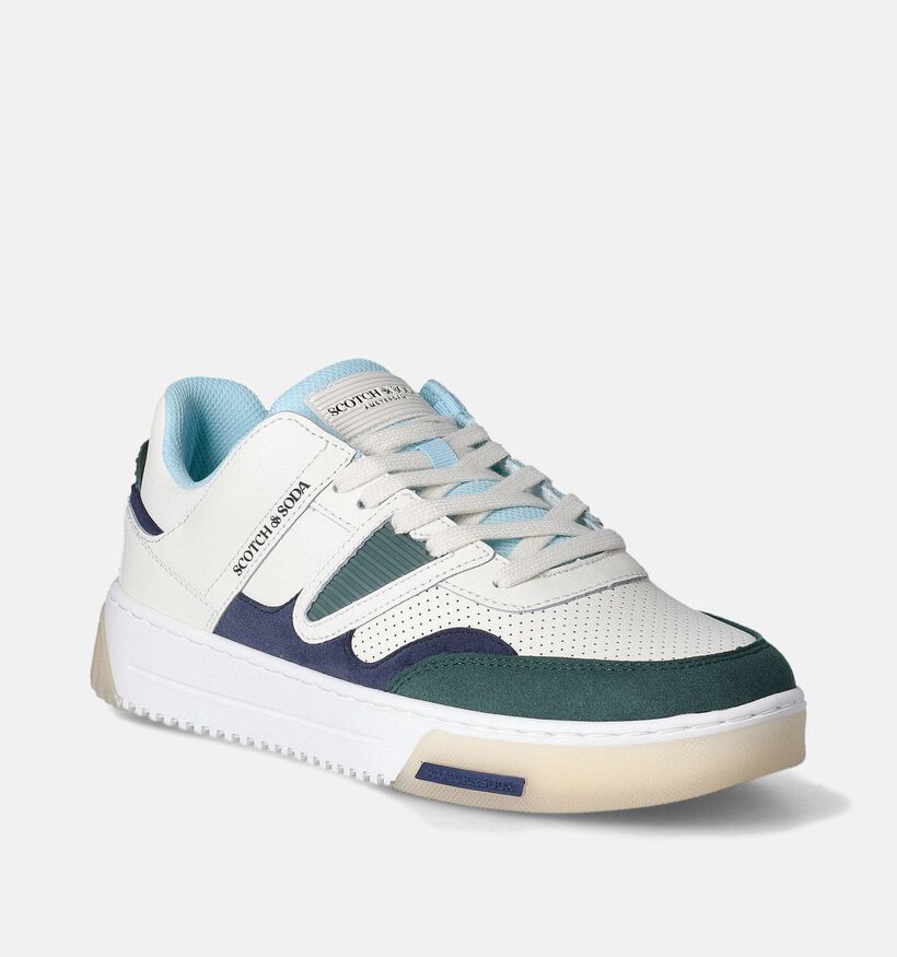 Scotch & Soda New Cup Groene Sneakers voor heren (353335) - geschikt voor steunzolen