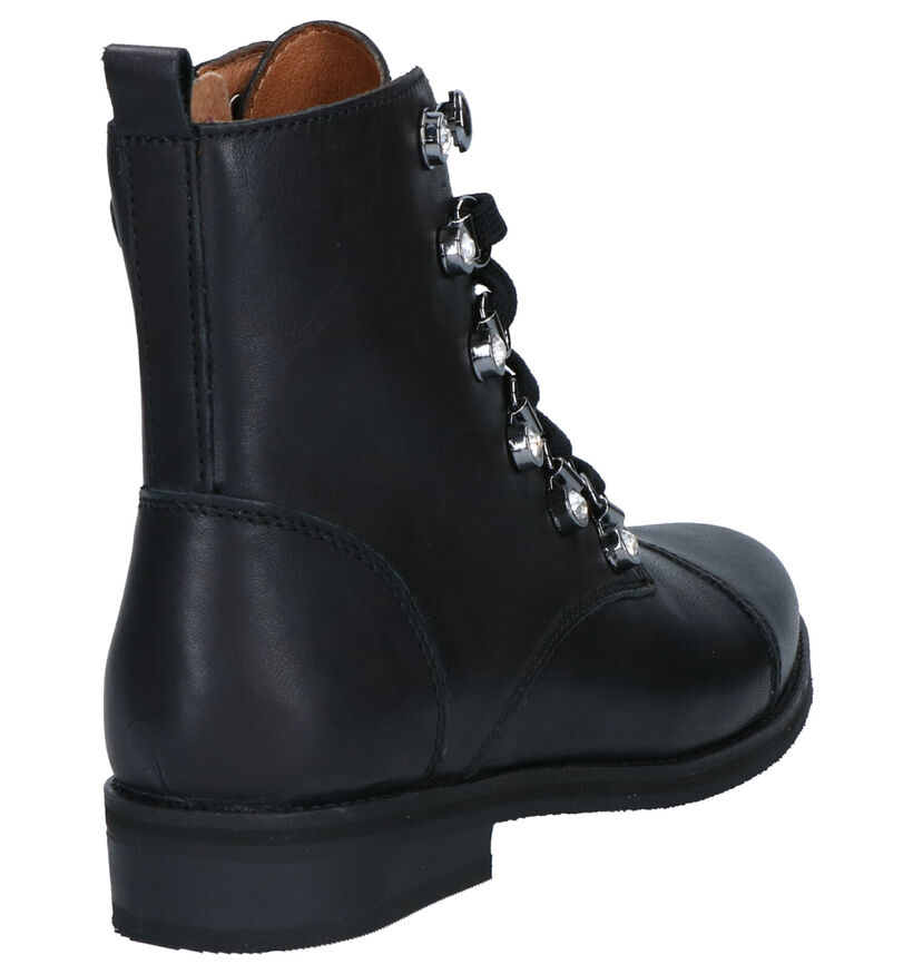 Milo & Mila Zwarte Boots in kunstleer (262023)