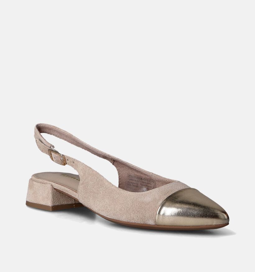 Tamaris Beige Slingback ballerina's voor dames (351606)