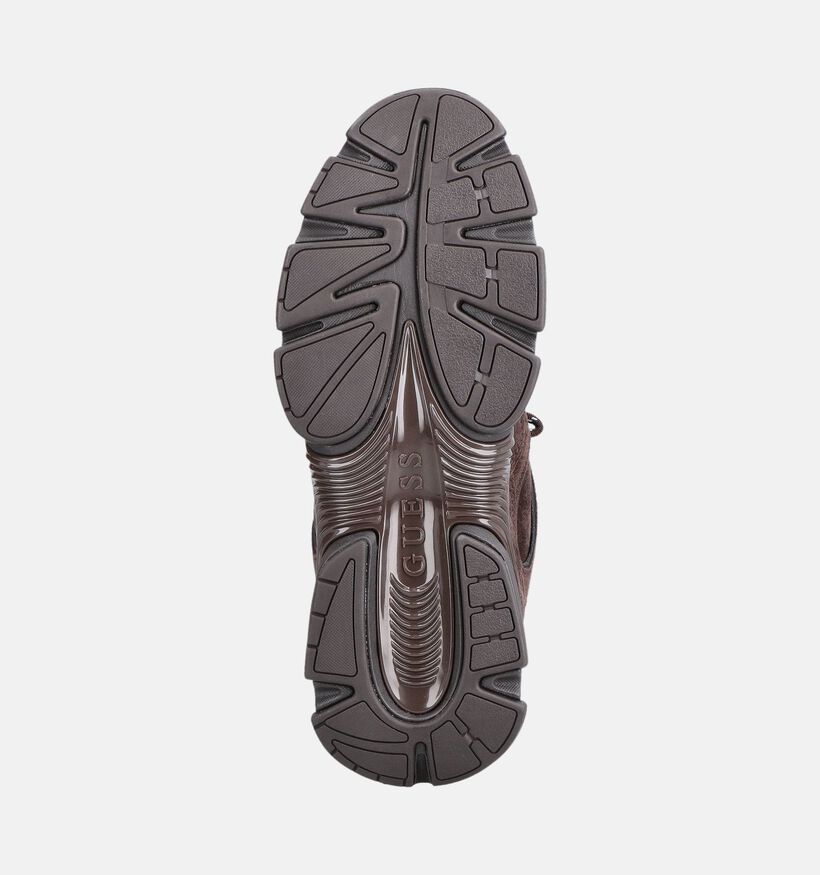 Guess Irrina Donkerbruine Sneakers voor dames (379509) - geschikt voor steunzolen