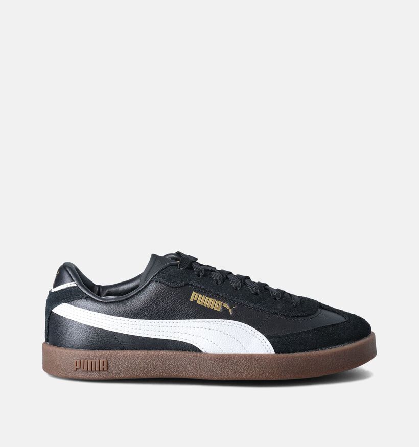 Puma Club II Era Jr Zwarte Sneakers voor jongens, meisjes (359282) - geschikt voor steunzolen