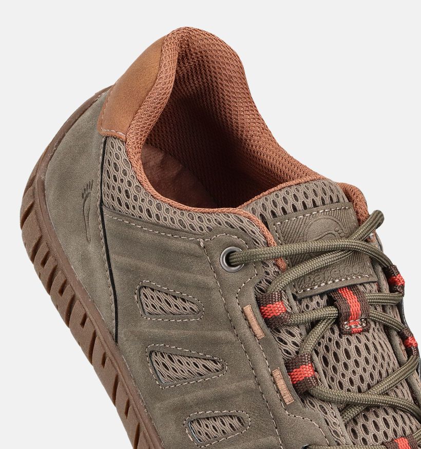 Relife Chaussures plates en Vert kaki pour hommes (368308) - pour semelles orthopédiques