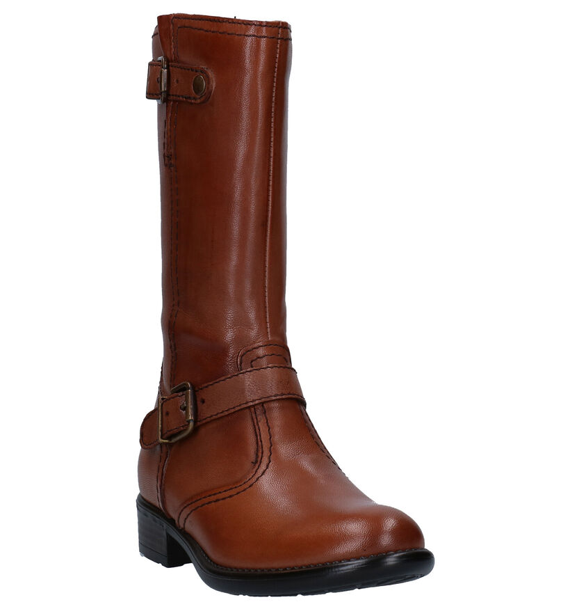 Loli Laly Bottes hautes en Cognac en cuir (278792)