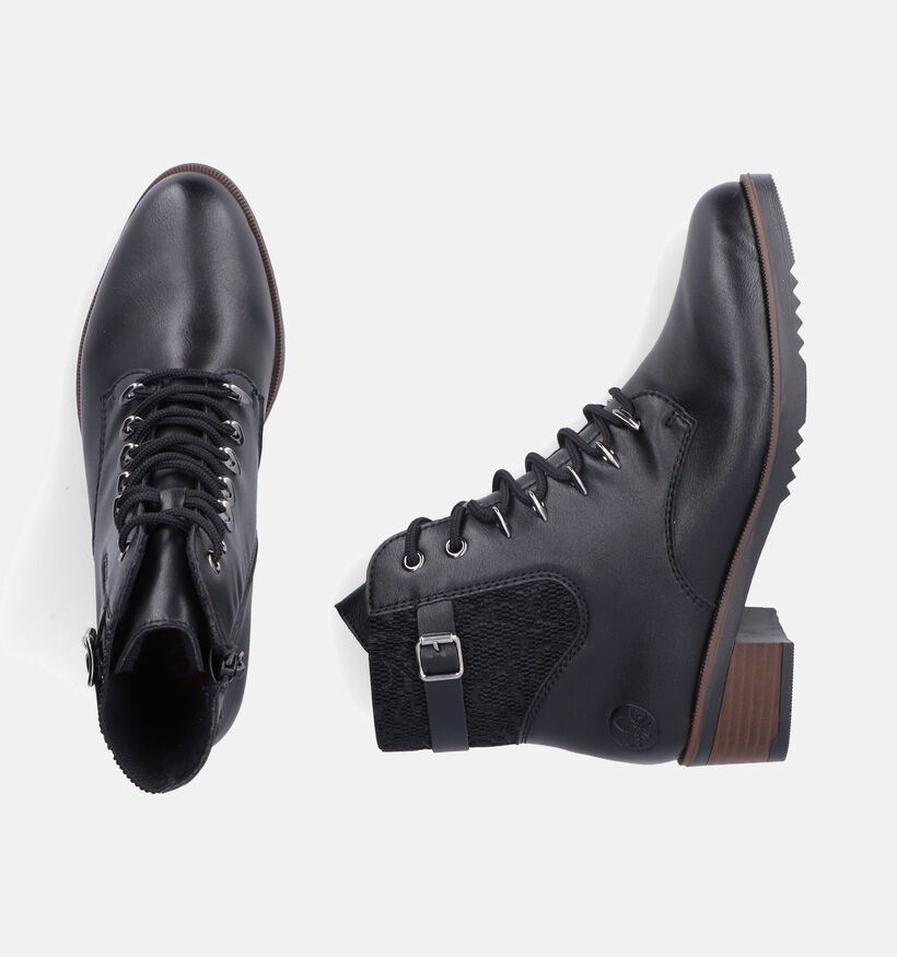 Rieker Bottines à lacets en Noir pour femmes (347419)