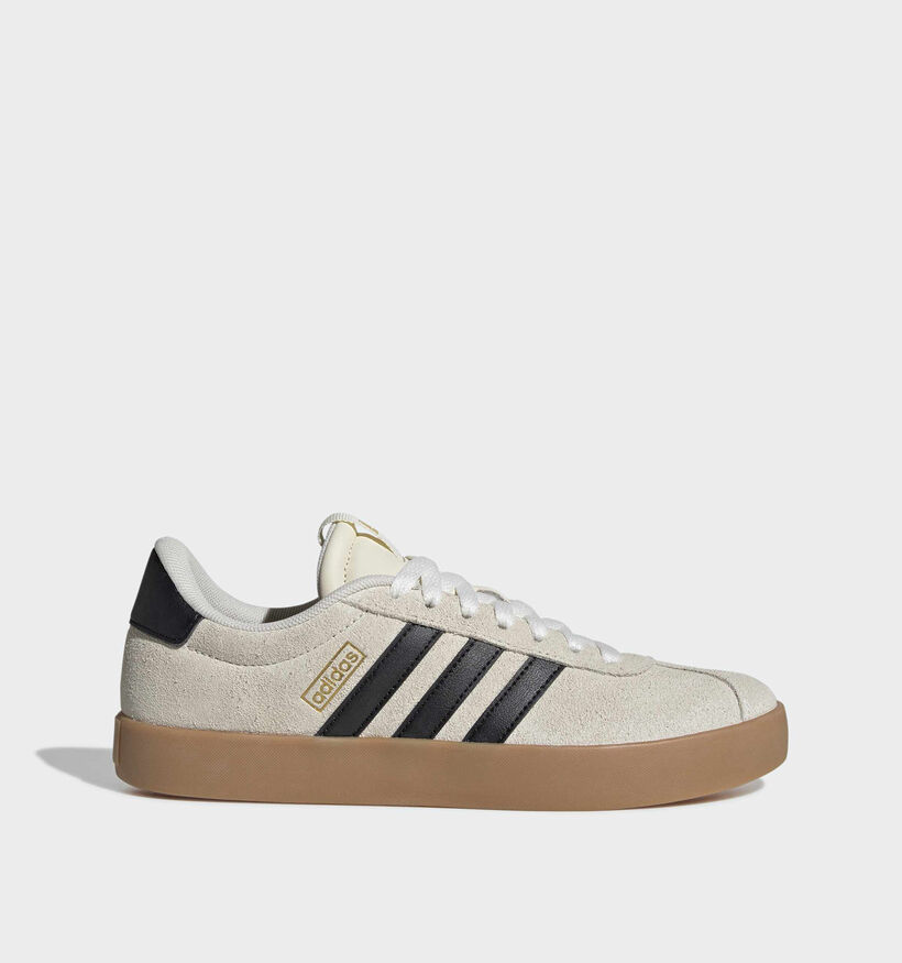 adidas VL Court 3.0 Baskets sportives en Beige pour femmes (366864) - pour semelles orthop&eacute;diques
