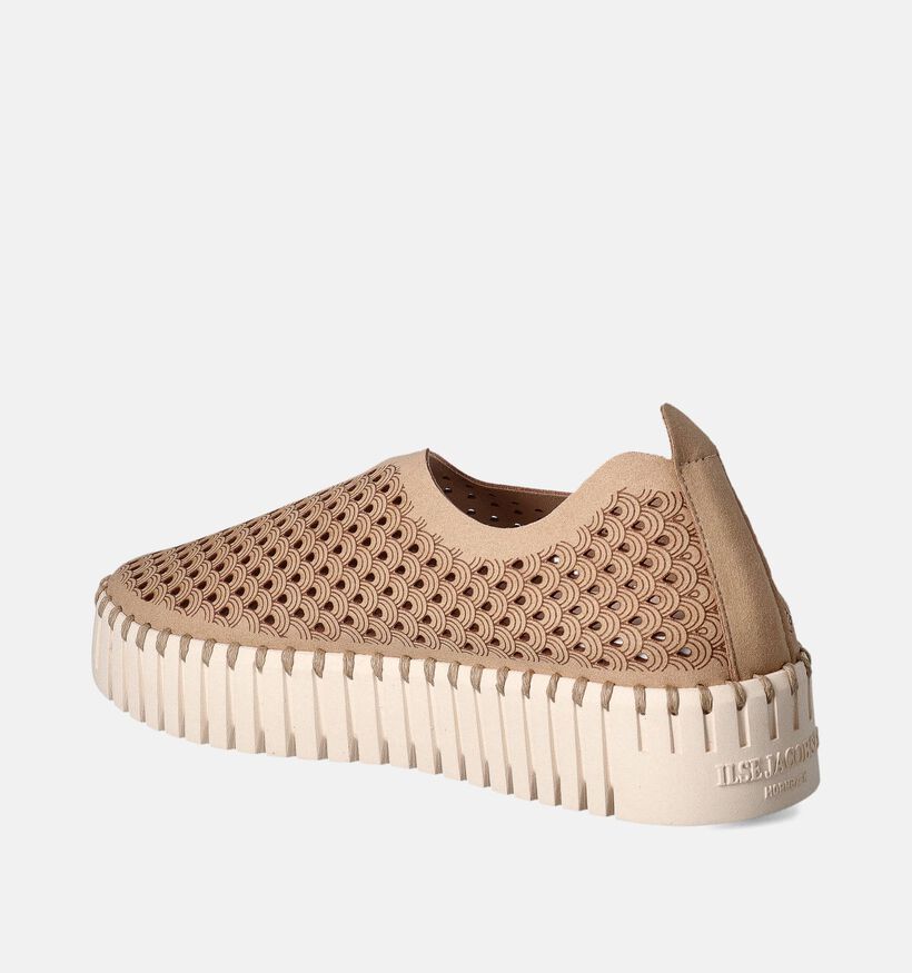 Ilse Jacobsen Tulip Chaussures à enfiler en Beige pour femmes (355843) - pour semelles orthopédiques