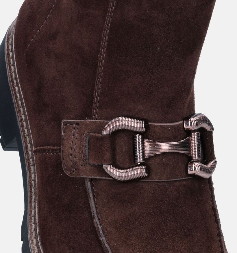 Tamaris Bottines plates en Marron pour femmes (346635)