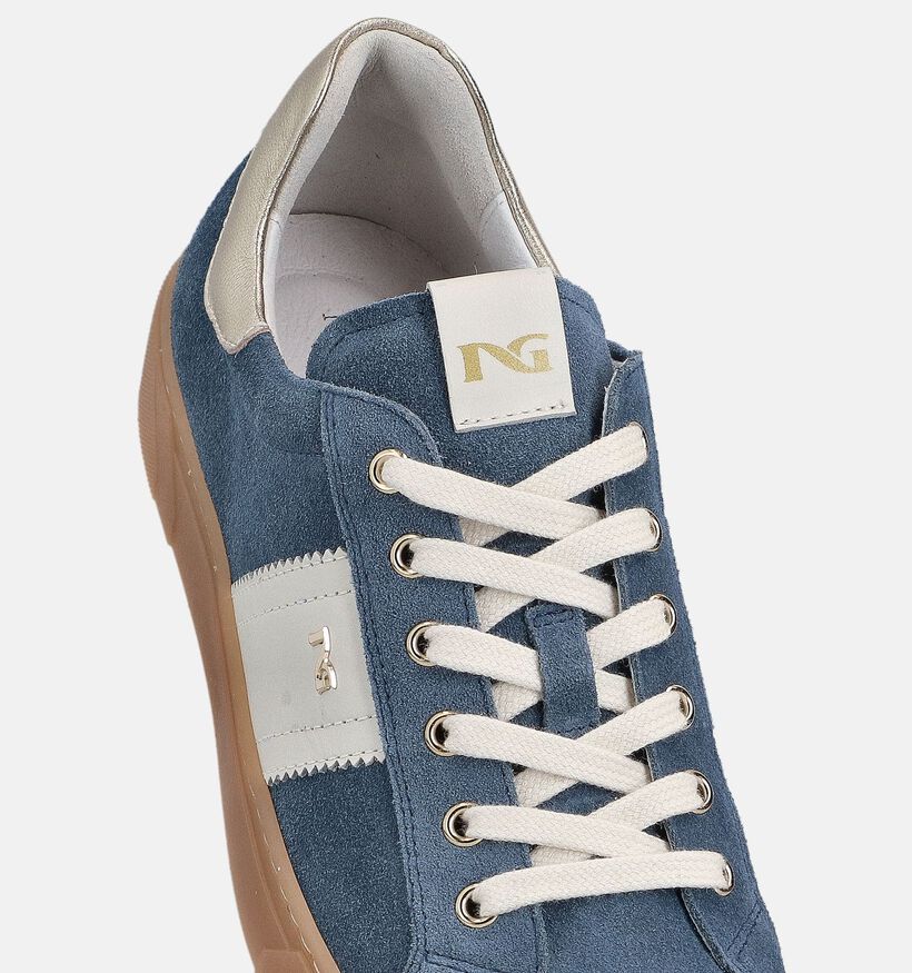 NeroGiardini Baskets en Bleu pour femmes (370652) - pour semelles orthop&eacute;diques