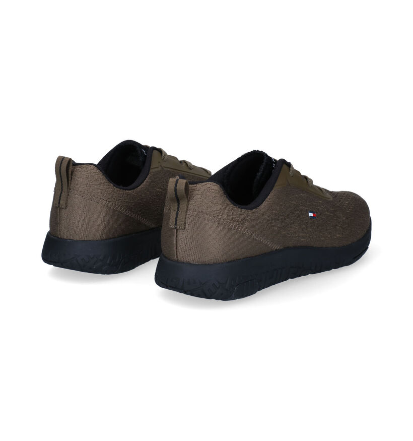 Tommy Hilfiger Lightweight Kaki Sneakers voor heren (300701) - geschikt voor steunzolen