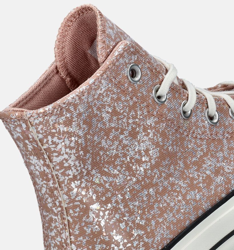 Converse Chuck Taylor All Star Lift Baskets en Rose pour femmes (348828)