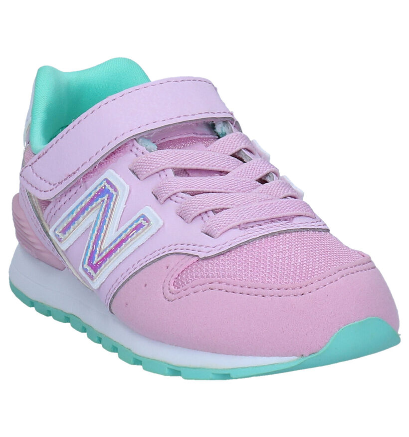 New Balance YV996 Baskets en Gris en simili cuir (276831)