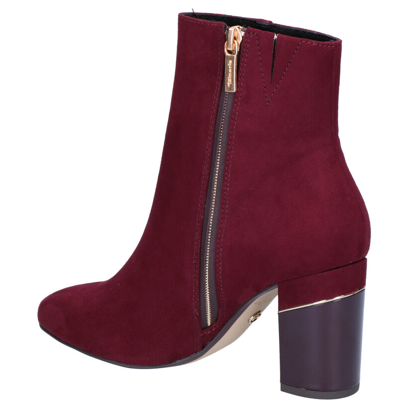 Tamaris Bottes basses en Rouge foncé en nubuck (257124)