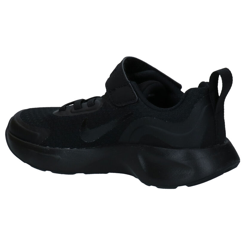 Nike Weareallday PS Zwarte Sneakers voor jongens (291175) - geschikt voor steunzolen
