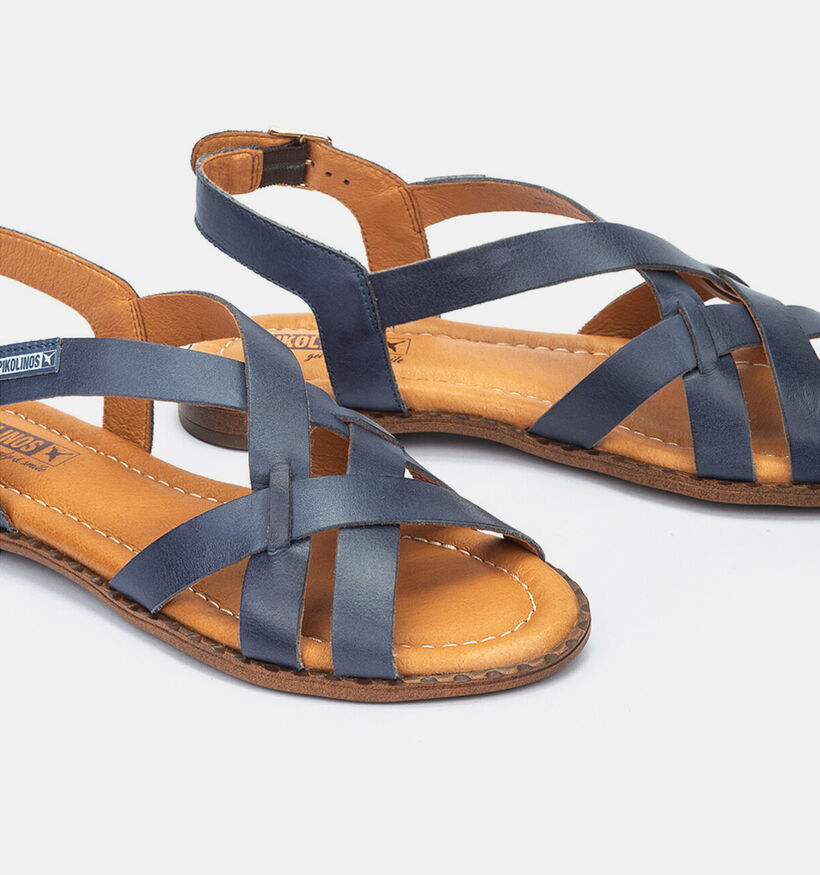 Pikolinos Algar Sandales plates en Bleu pour femmes (370546)