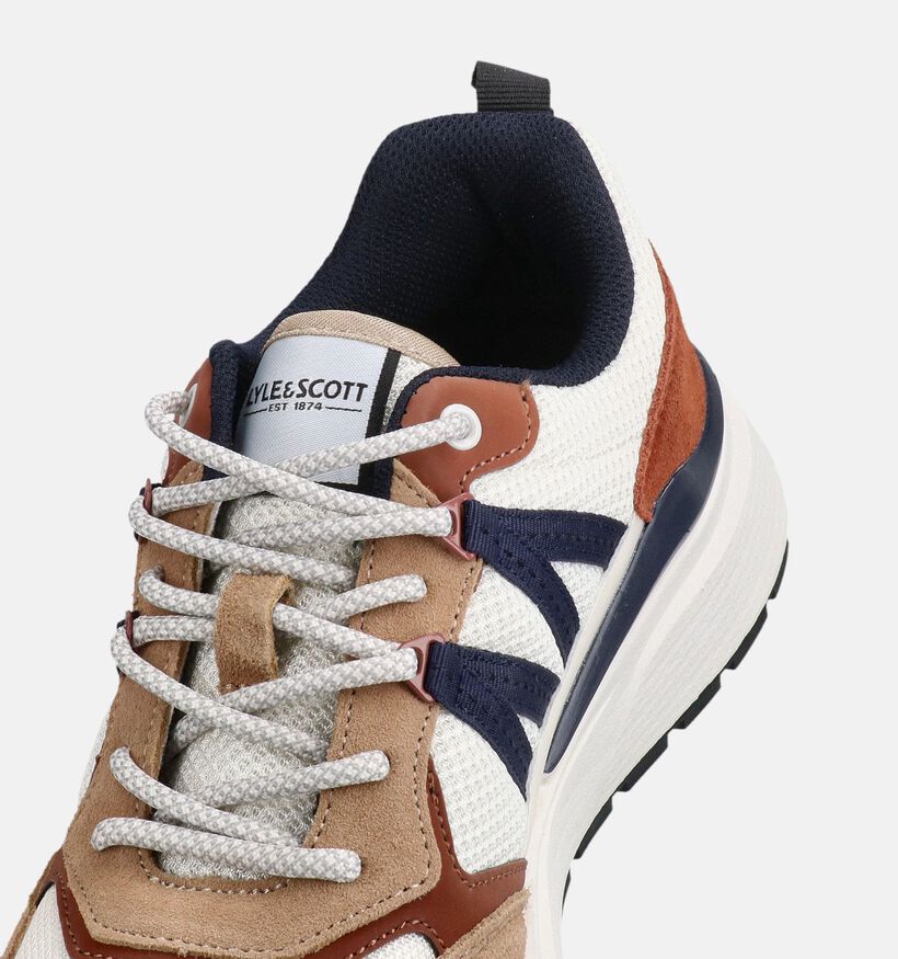 Lyle&Scott Starflex10-Lennox Baskets basses en Marron pour hommes (369044) - pour semelles orthop&eacute;diques