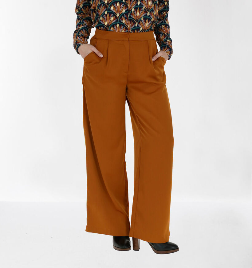 Vila Cognac Geklede Broek (284178)