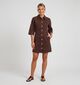 Pieces Salume Denim Donkerbruine Hemdjurk voor dames (374923)