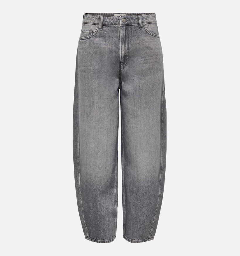 JDY Susie Barrel Jeans L32 en Gris pour femmes (370054)