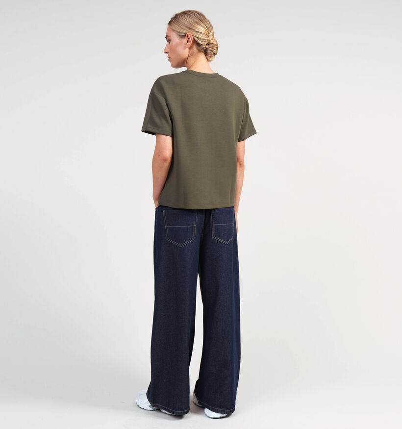Vila T-Shirt met Korte Mouwen Donkergroen voor dames (359472)