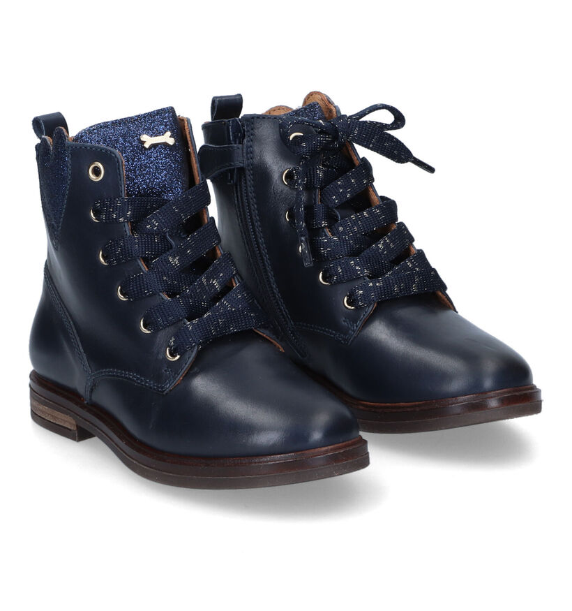 STONES and BONES Etami Bottines en Bleu pour filles (313903) - pour semelles orthopédiques