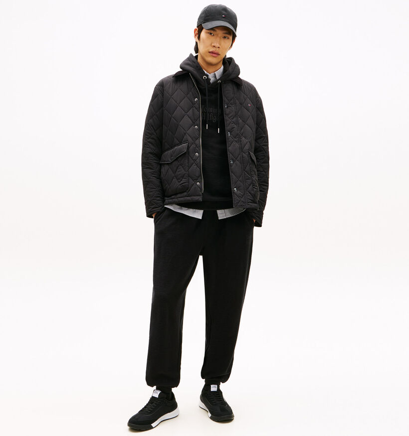 Tommy Hilfiger Nu Retro Runner Zwarte Veterschoenen voor heren (366167) - geschikt voor steunzolen