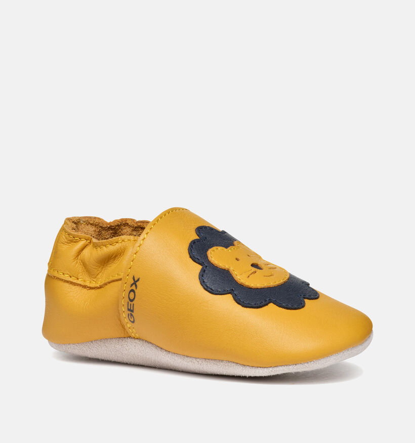Geox Gloviedoo Chaussons pour bébé en Jaune pour garçons (356344)
