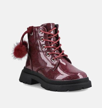 Milo & Mila High Boots Bordeaux