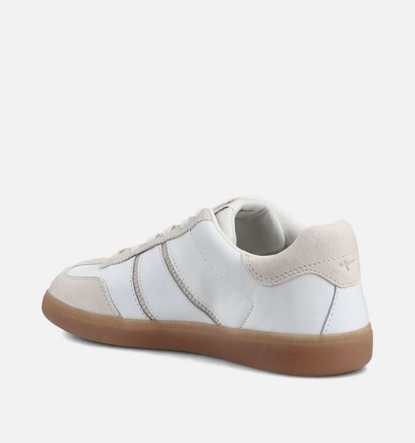 Tamaris Witte Veterschoenen voor dames (368033) - geschikt voor steunzolen