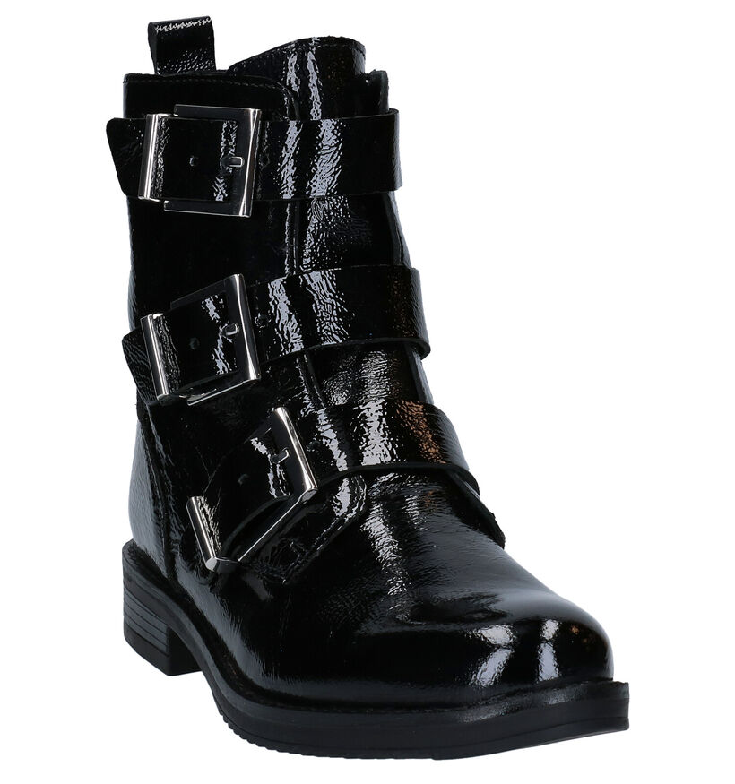 Poelman Conan Zwarte Boots in lak (291393)