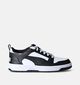 Puma Rebound v6 Lo Baskets en Bleu pour filles, garçons (350376) - pour semelles orthopédiques