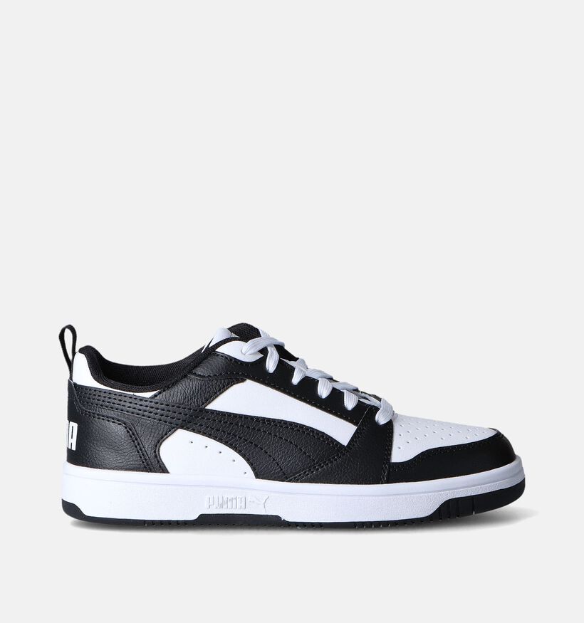 Puma Rebound v6 Lo Blauwe Sneakers voor meisjes, jongens (350376) - geschikt voor steunzolen