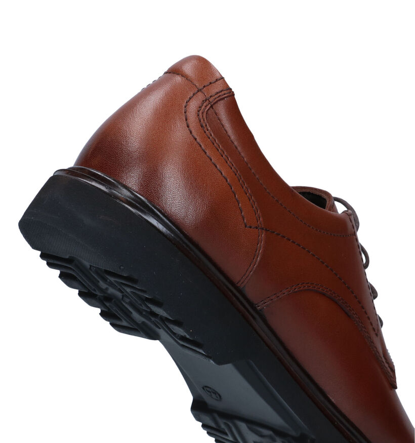 Berkelmans Parana Cognac Geklede Veterschoenen in leer (323075)