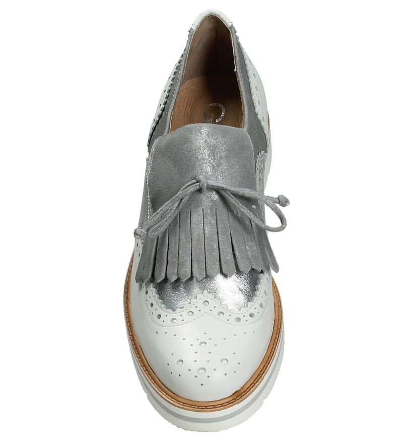 Gosh Chaussures slip-on en Blanc en cuir (190136)