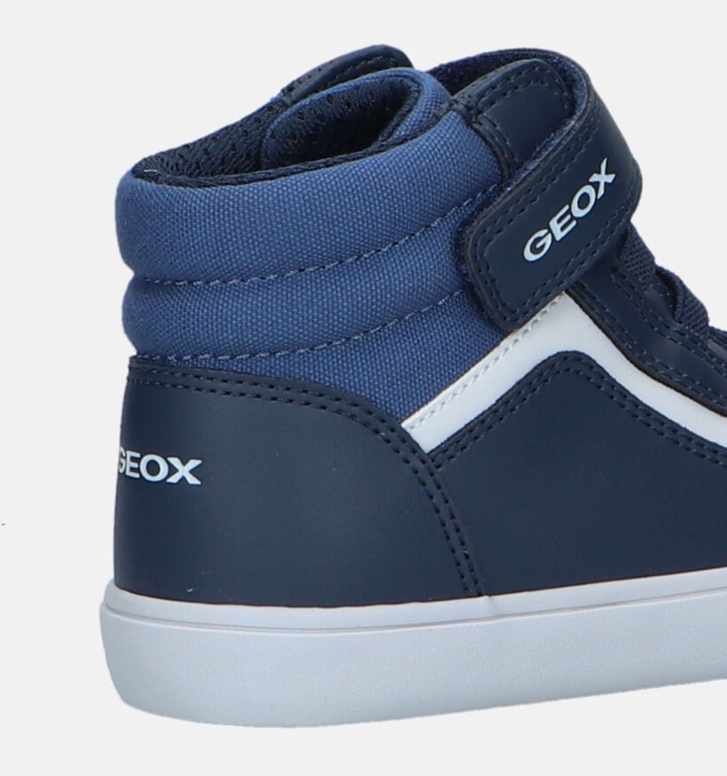 Geox Gisli Blauwe Hoge Sneakers voor jongens (328534) - geschikt voor steunzolen