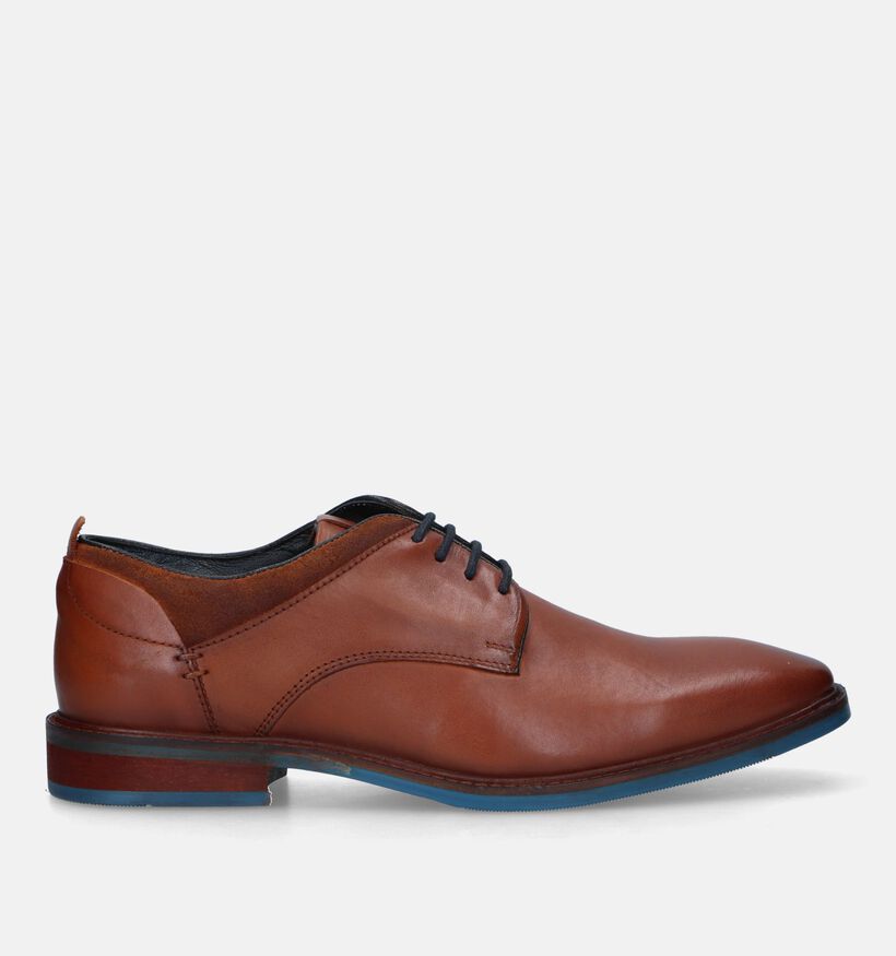 Via Borgo Chaussures classiques en Cognac pour hommes (330331)